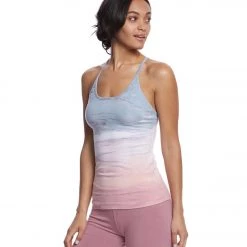 CLOTHING Hard Tail Freestyle Yoga Bra Tank Top Gray-Blue/Peach/Pink 11 CLOTHING Hard Tail Freestyle Yoga Bra Tank Top Gray-Blue/Peach/Pink