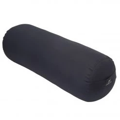 YOGA MATS & PROPS Everyday Yoga High Impact Cotton Round Yoga Bolster Black