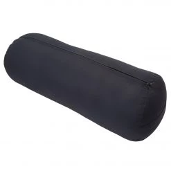 YOGA MATS & PROPS Everyday Yoga High Impact Cotton Round Yoga Bolster Black