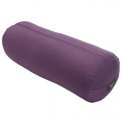 YOGA MATS & PROPS Everyday Yoga High Impact Cotton Round Yoga Bolster Plum