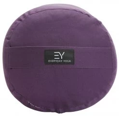 YOGA MATS & PROPS Everyday Yoga High Impact Cotton Round Yoga Bolster Plum 9 YOGA MATS & PROPS Everyday Yoga High Impact Cotton Round Yoga Bolster Plum