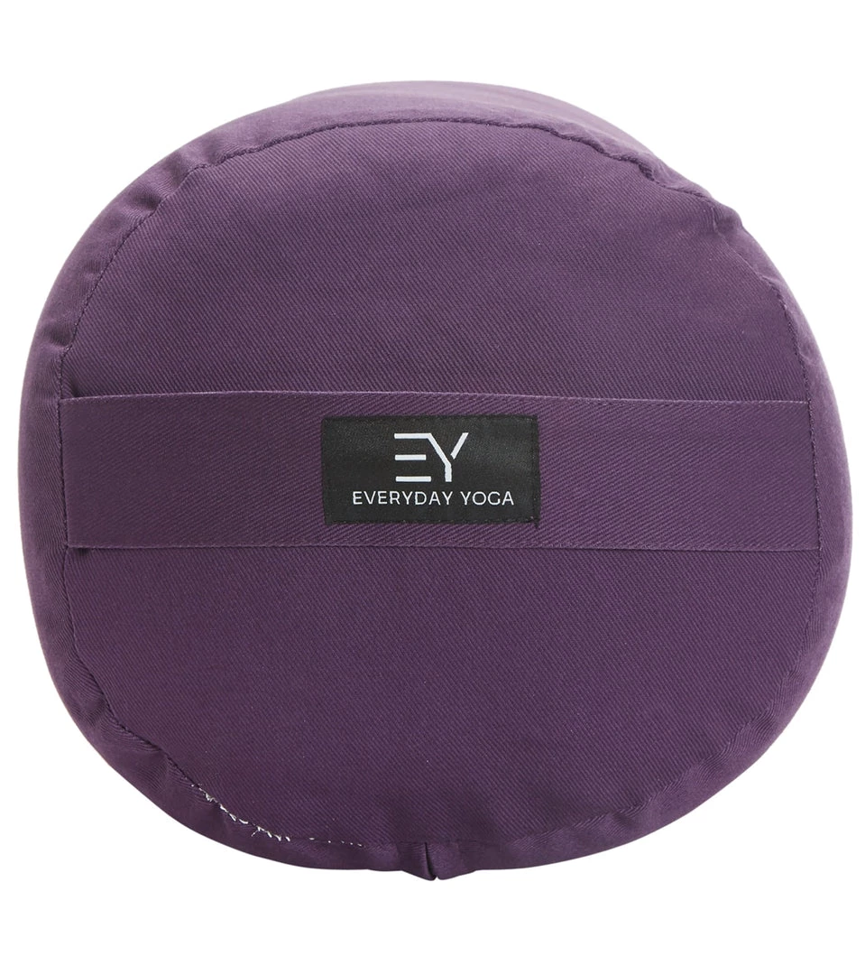 YOGA MATS & PROPS Everyday Yoga High Impact Cotton Round Yoga Bolster Plum 5 YOGA MATS & PROPS Everyday Yoga High Impact Cotton Round Yoga Bolster Plum