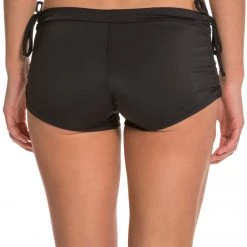 Onzie Side String Yoga Shorts Black CLOTHING 9 Onzie Side String Yoga Shorts Black CLOTHING