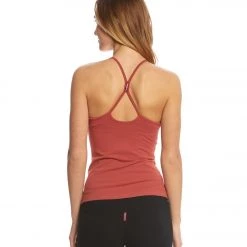 CLOTHING Hard Tail Freestyle Yoga Bra Tank Top Paprika