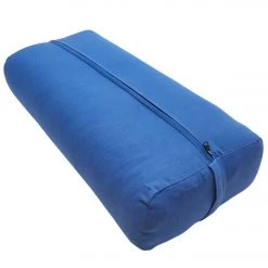 YOGA MATS & PROPS Everyday Yoga High Impact Cotton Rectangular Yoga Bolster Lapis