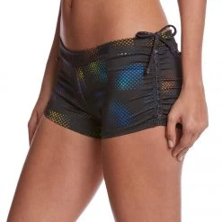 CLOTHING Onzie Side String Yoga Shorts Stained Glass
