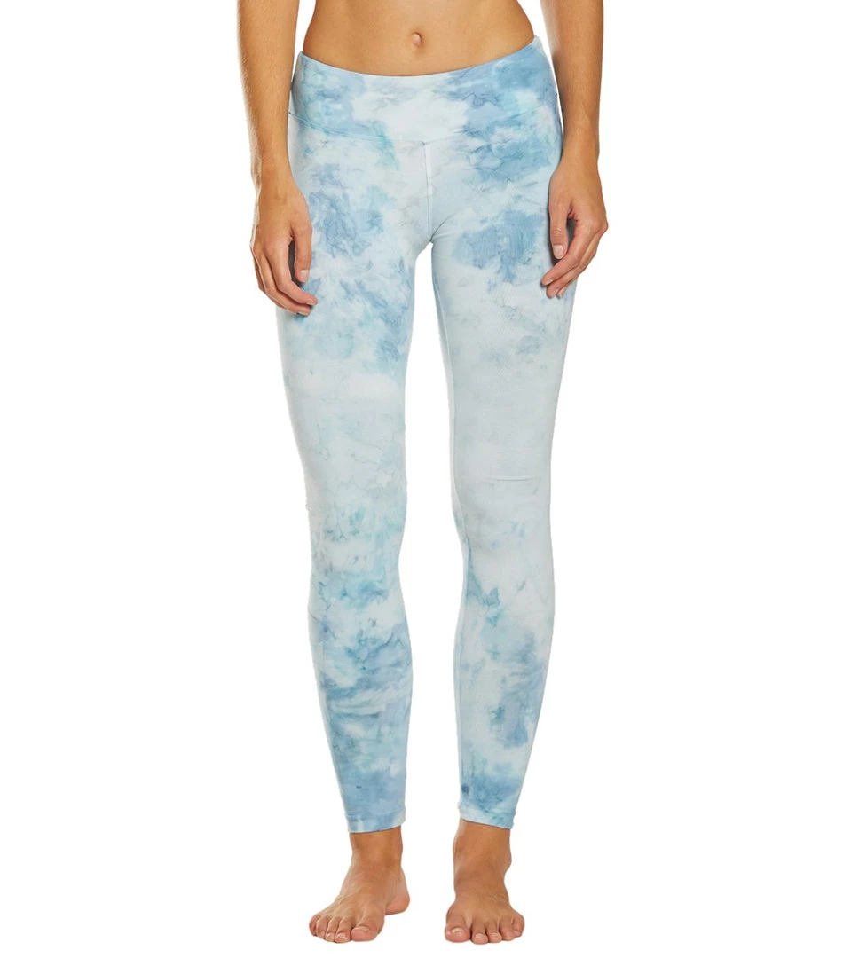 Hard Tail Flat Waist Cotton Ankle Yoga Leggings Moonstone Ombre Lava CLOTHING 3 Hard Tail Flat Waist Cotton Ankle Yoga Leggings Moonstone Ombre Lava CLOTHING