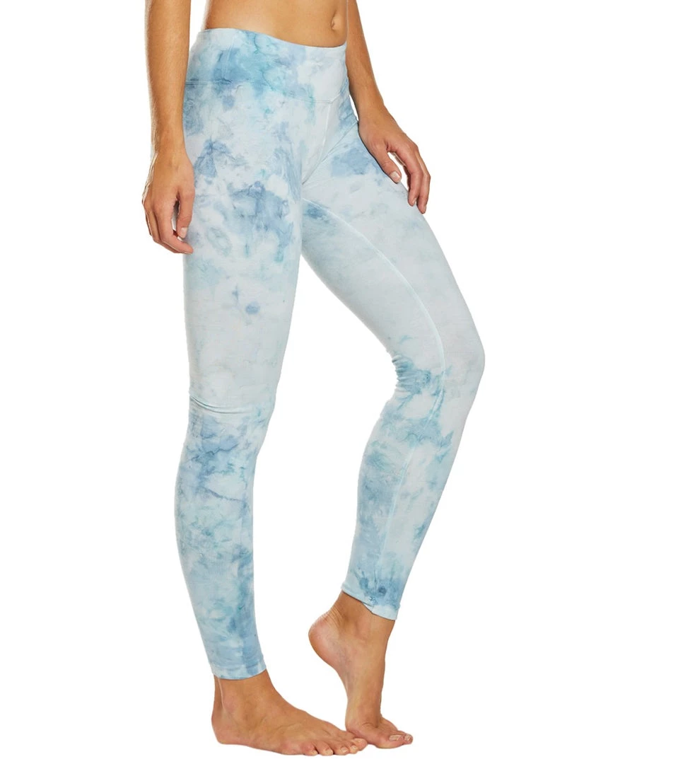Hard Tail Flat Waist Cotton Ankle Yoga Leggings Moonstone Ombre Lava CLOTHING 4 Hard Tail Flat Waist Cotton Ankle Yoga Leggings Moonstone Ombre Lava CLOTHING