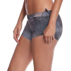 Onzie Side String Yoga Shorts Fence