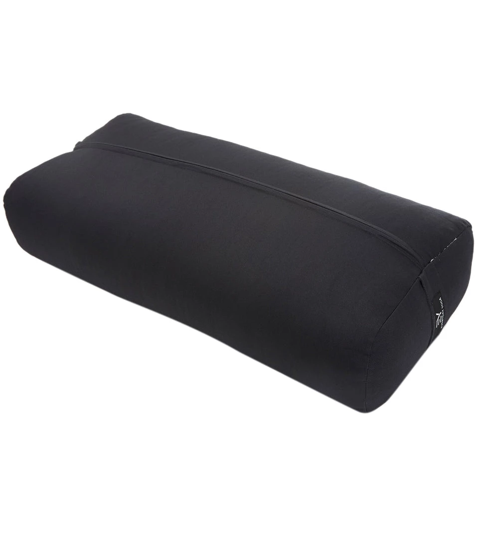 Everyday Yoga High Impact Cotton Rectangular Yoga Bolster Black YOGA MATS & PROPS 4 Everyday Yoga High Impact Cotton Rectangular Yoga Bolster Black YOGA MATS & PROPS