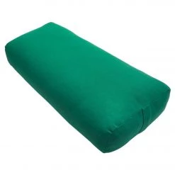 YOGA MATS & PROPS Everyday Yoga High Impact Cotton Rectangular Yoga Bolster Kale