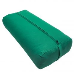 YOGA MATS & PROPS Everyday Yoga High Impact Cotton Rectangular Yoga Bolster Kale