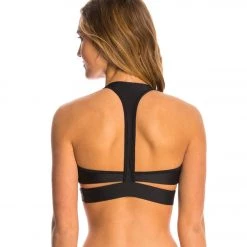 CLOTHING Onzie Wrap Yoga Sports Bra Black