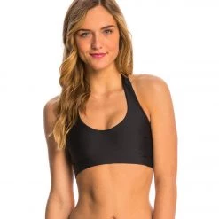 CLOTHING Onzie Wrap Yoga Sports Bra Black