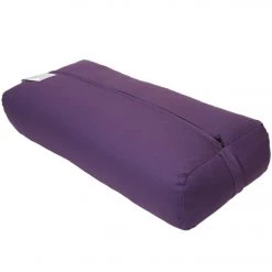 Everyday Yoga High Impact Cotton Rectangular Yoga Bolster Plum YOGA MATS & PROPS