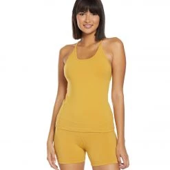 CLOTHING Hard Tail Freestyle Yoga Bra Tank Top Honeygold