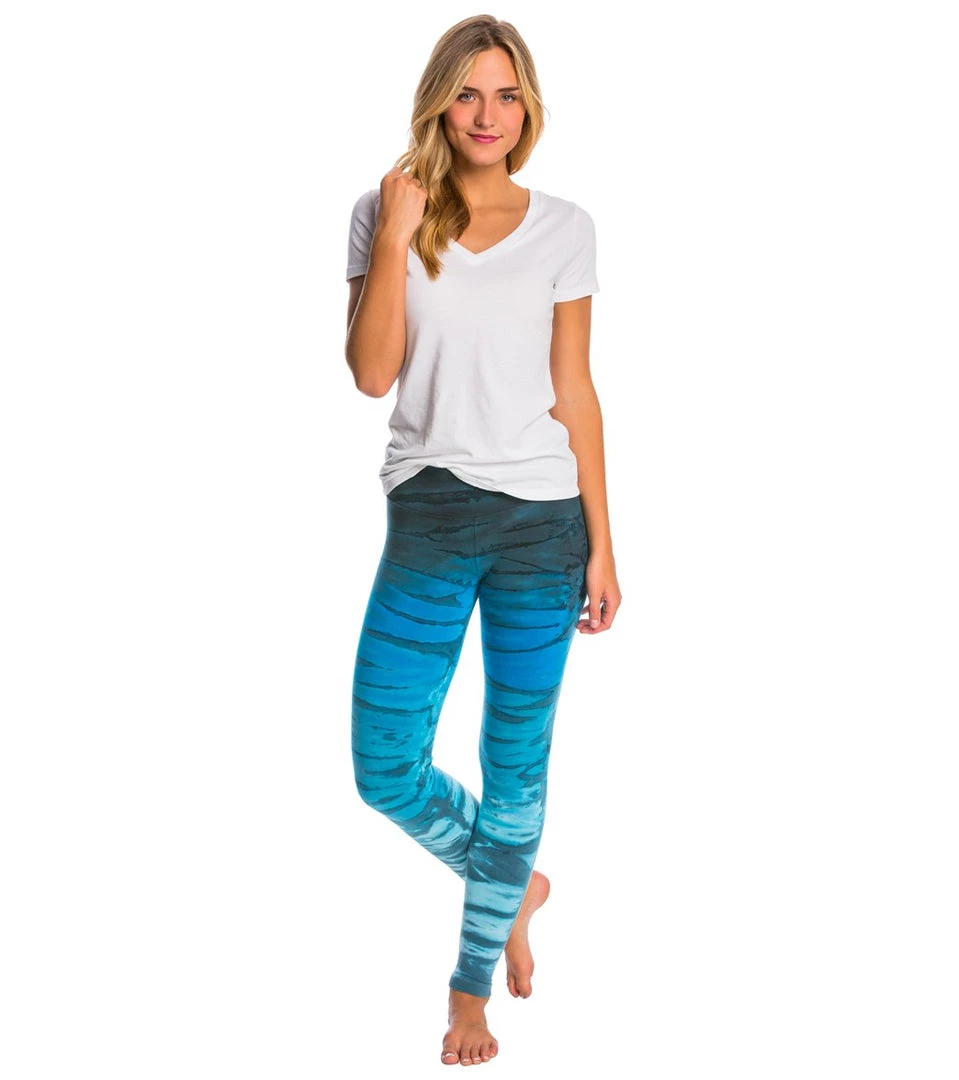 Hard Tail Flat Waist Cotton Ankle Yoga Leggings Rainbow Horizon 34 CLOTHING 6 Hard Tail Flat Waist Cotton Ankle Yoga Leggings Rainbow Horizon 34 CLOTHING