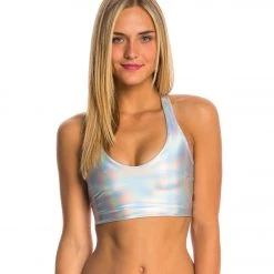 CLOTHING Onzie Wrap Yoga Sports Bra Mermaid