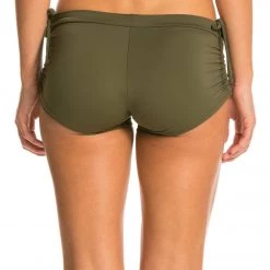 CLOTHING Onzie Side String Yoga Shorts Olive 10 CLOTHING Onzie Side String Yoga Shorts Olive