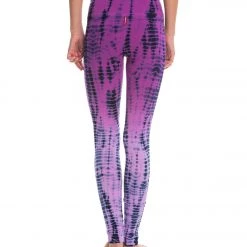 Hard Tail Flat Waist Cotton Ankle Yoga Leggings Berry/Navy Lizard CLOTHING