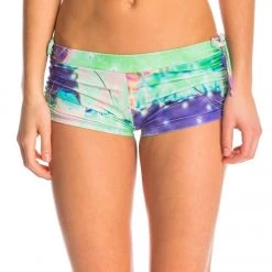 Onzie Side String Yoga Shorts Agave CLOTHING