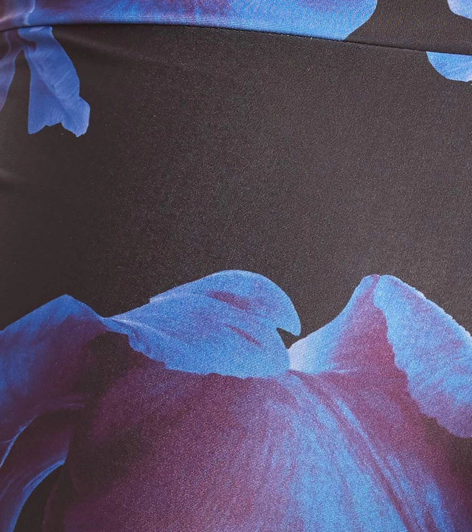 Onzie Side String Yoga Shorts Midnight Anemone CLOTHING 7 Onzie Side String Yoga Shorts Midnight Anemone CLOTHING