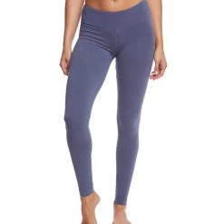 Hard Tail Flat Waist Cotton Ankle Yoga Leggings Dusk CLOTHING