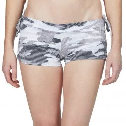 CLOTHING Onzie Side String Yoga Shorts Dust Camo