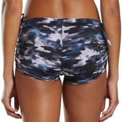 CLOTHING Onzie Side String Yoga Shorts Stormy Camo