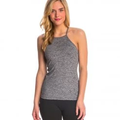 Hard Tail Open Air Yoga Bra Tank Top Heather Gray CLOTHING