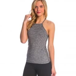 Hard Tail Open Air Yoga Bra Tank Top Heather Gray CLOTHING
