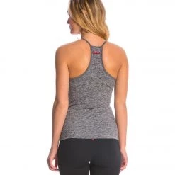 Hard Tail Open Air Yoga Bra Tank Top Heather Gray CLOTHING