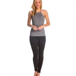 Hard Tail Open Air Yoga Bra Tank Top Heather Gray CLOTHING