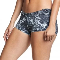 CLOTHING Onzie Side String Yoga Shorts Kyoto Noir