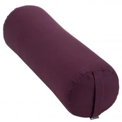 Halfmoon Cylindrical Yoga Bolster Aubergine NEW ARRIVALS