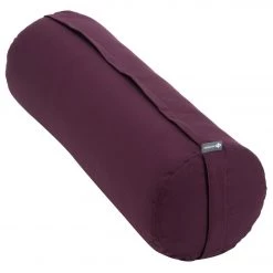 Halfmoon Cylindrical Yoga Bolster Aubergine NEW ARRIVALS