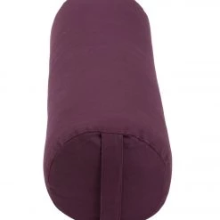 Halfmoon Cylindrical Yoga Bolster Aubergine NEW ARRIVALS