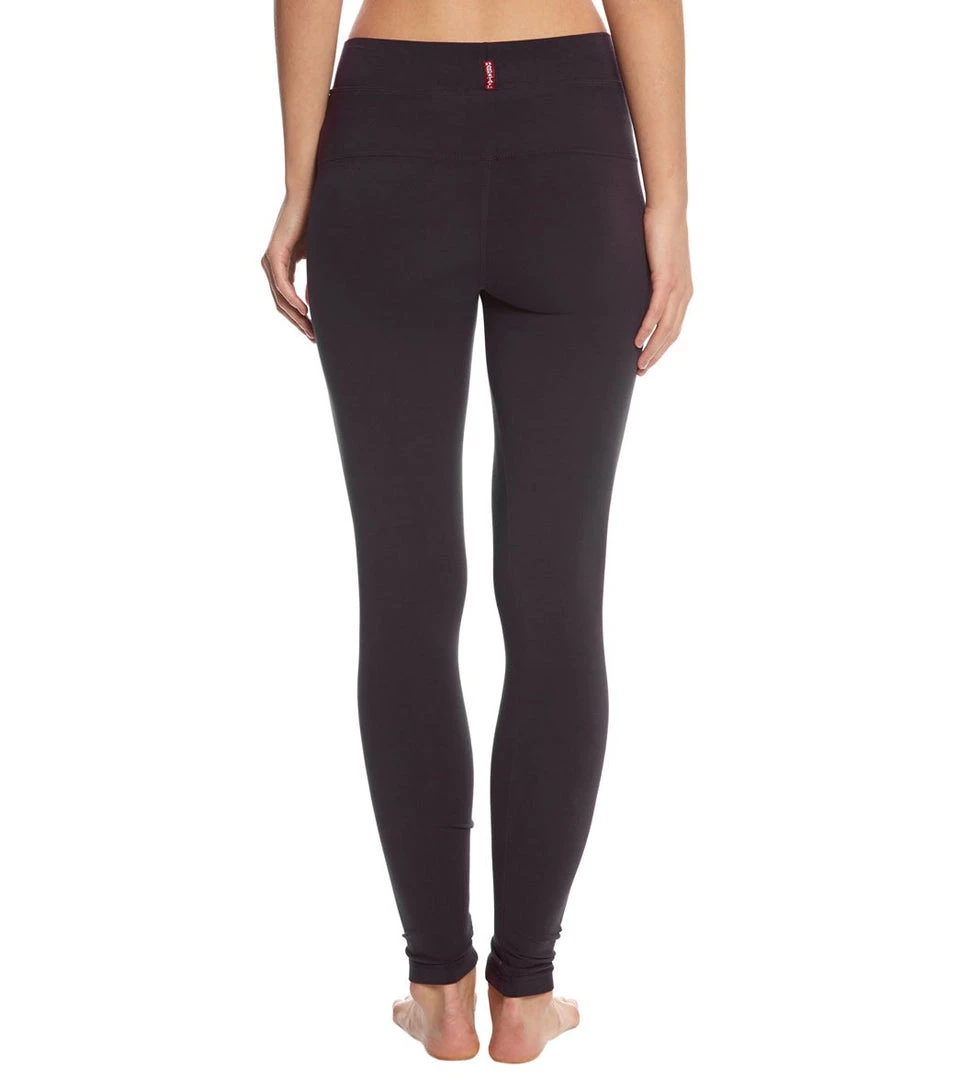 Hard Tail High Waisted Cotton Ankle Yoga Leggings Black CLOTHING 5 Hard Tail High Waisted Cotton Ankle Yoga Leggings Black CLOTHING