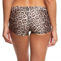 CLOTHING Onzie Side String Yoga Shorts Leopard