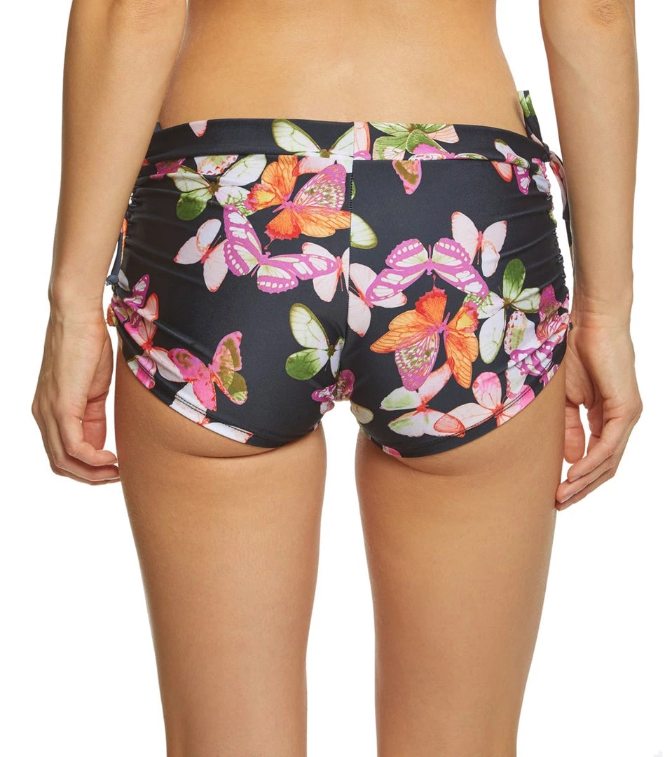 Onzie Side String Yoga Shorts Butterflies CLOTHING 5 Onzie Side String Yoga Shorts Butterflies CLOTHING