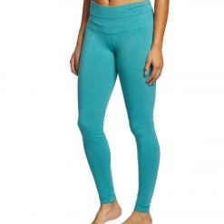 Hard Tail High Waisted Cotton Ankle Yoga Leggings Leaf CLOTHING