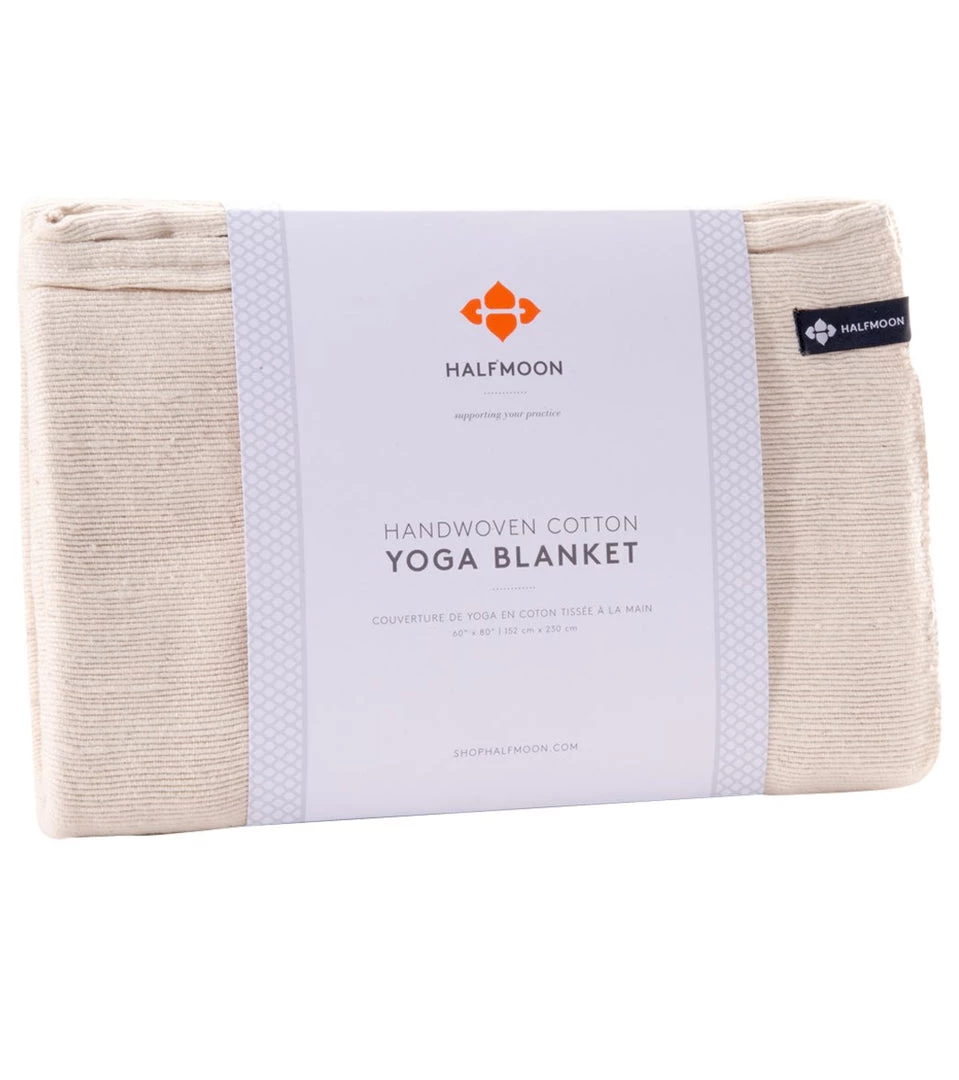 Halfmoon India Cotton Blanket YOGA MATS & PROPS 3 Halfmoon India Cotton Blanket YOGA MATS & PROPS