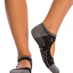 ACCESSORIES Tavi Emma Barre Grip Socks Broken Arrow Ebony