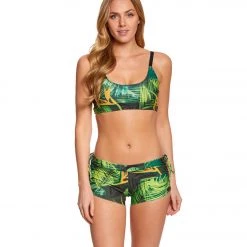 CLOTHING Onzie Side String Yoga Shorts Paradise