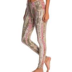 CLOTHING Hard Tail High Waisted Cotton Ankle Yoga Leggings Olive/Berry Lizard