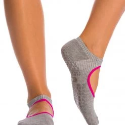 ACCESSORIES Tavi Emma Barre Grip Socks Stone/Magenta