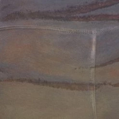 Hard Tail High Waisted Cotton Ankle Yoga Leggings Gray/Clay Rainbow Horizon