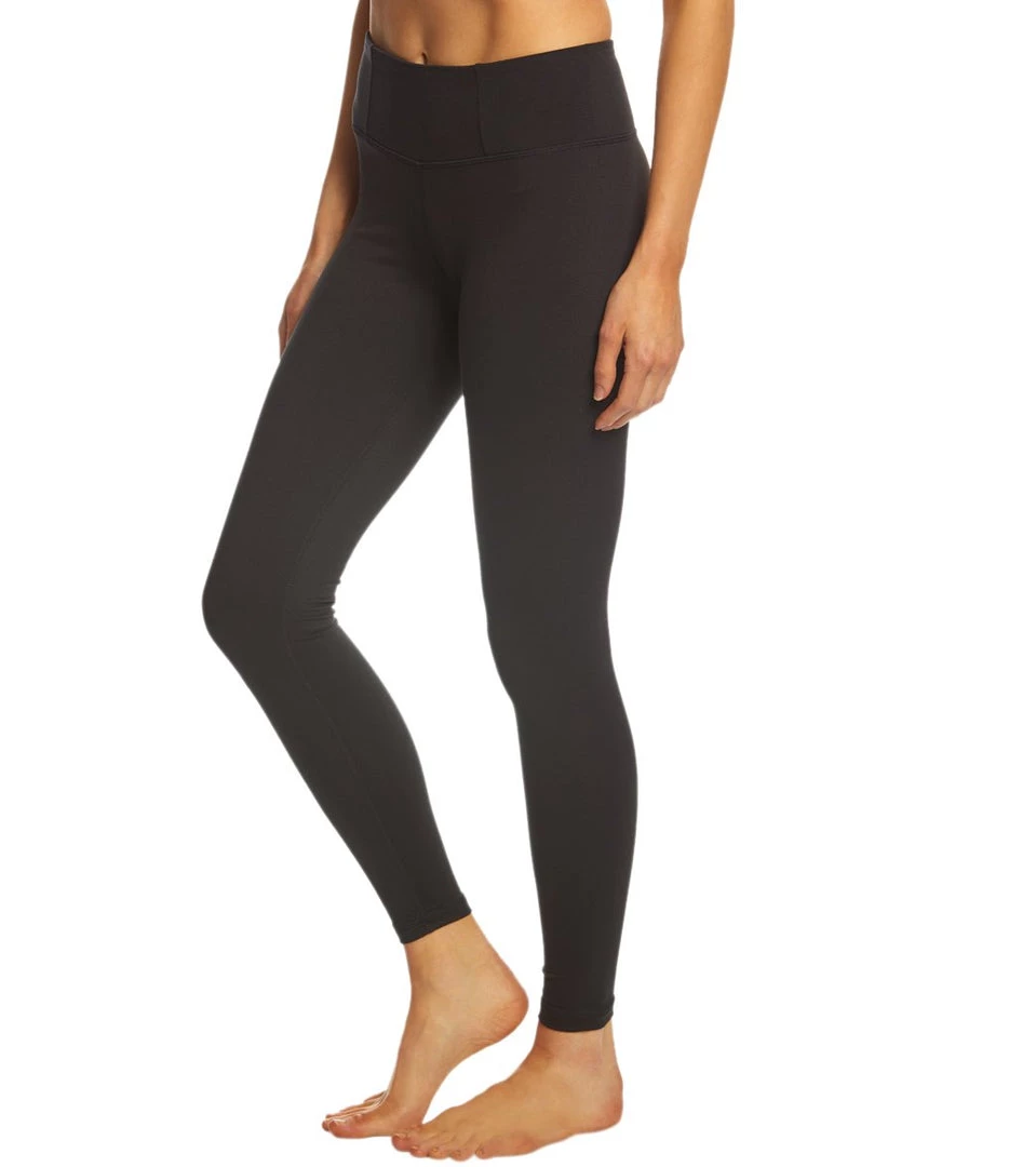 Manduka Essential Long Yoga Leggings Black Jersey CLOTHING 4 Manduka Essential Long Yoga Leggings Black Jersey CLOTHING