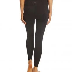 Manduka Essential Long Yoga Leggings Black Jersey CLOTHING 10 Manduka Essential Long Yoga Leggings Black Jersey CLOTHING