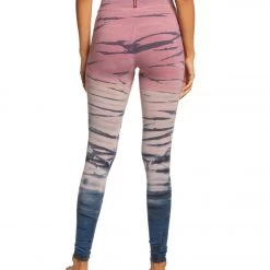 Hard Tail High Waisted Cotton Ankle Yoga Leggings Rose/Mauve Rainbow Horizon CLOTHING 11 Hard Tail High Waisted Cotton Ankle Yoga Leggings Rose/Mauve Rainbow Horizon CLOTHING